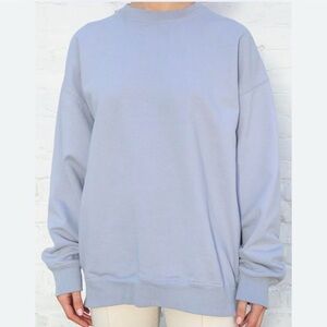 Brandy Melville Light Blue Crew Neck Sweater